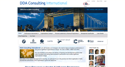 Desktop Screenshot of ddaconsulting.com