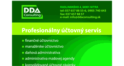 Desktop Screenshot of ddaconsulting.sk
