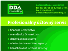 Tablet Screenshot of ddaconsulting.sk